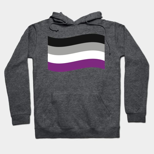 Ace pride flag Hoodie by snowshade